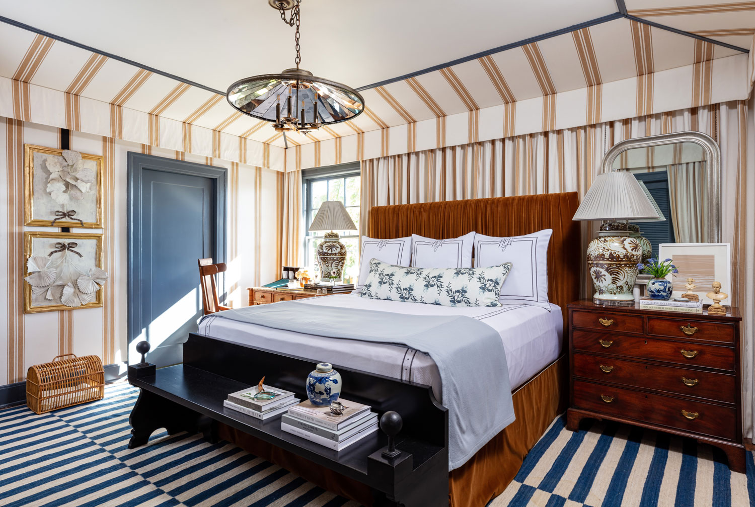 Kips Bay Palm Beach Primary Bedroom - Ashley Gilbreath Interior Design