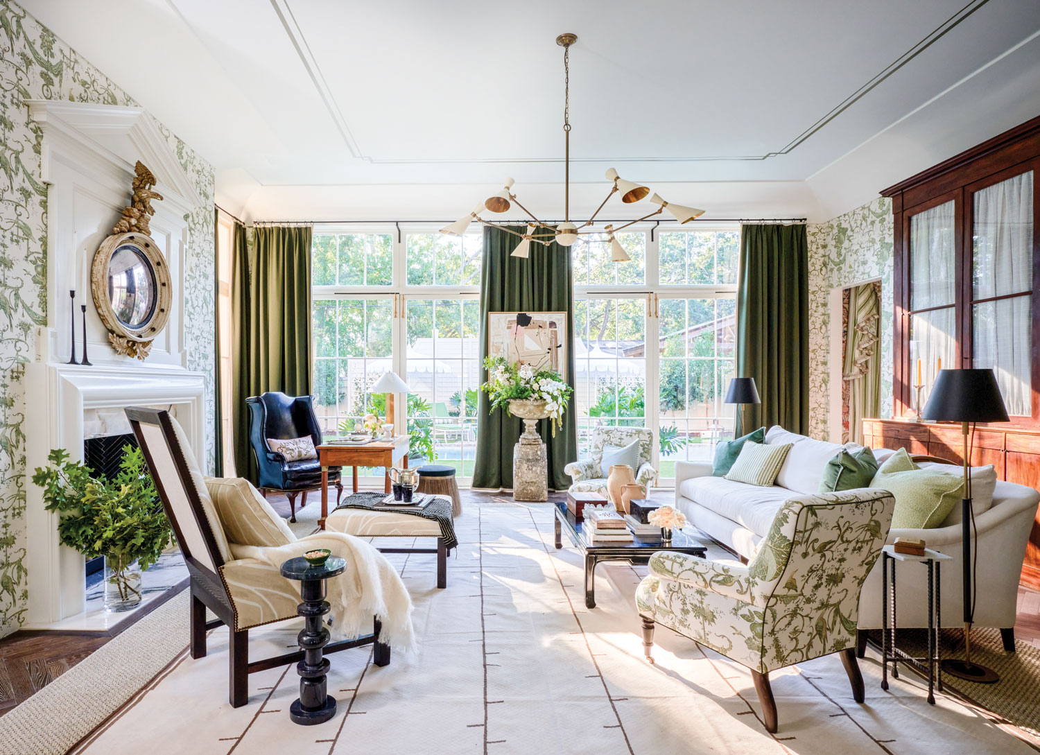 Flower Showhouse Living Room - Ashley Gilbreath Interior Design